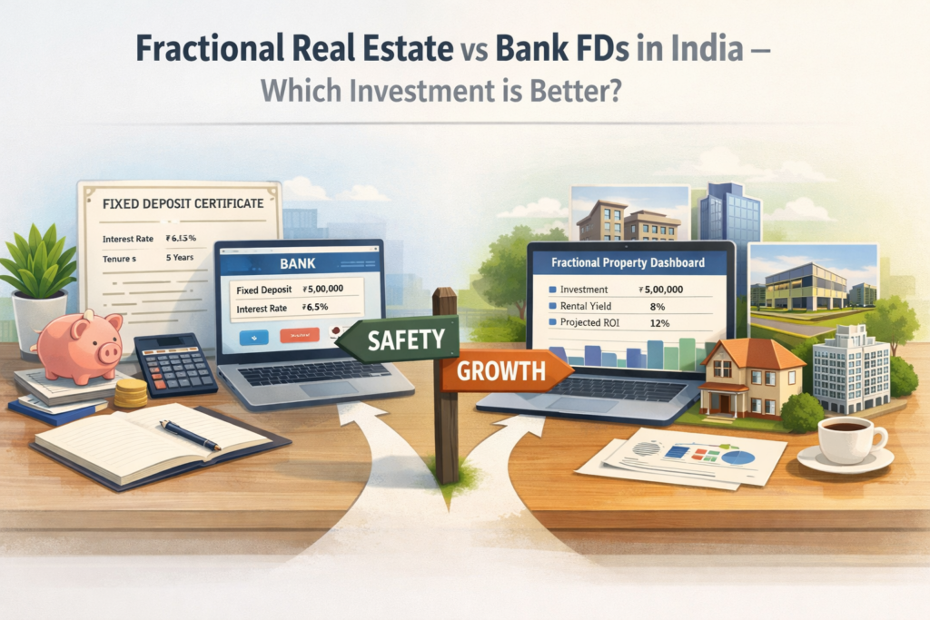 Are Fractional Real Estate or Bank FDs the better Investment in India?