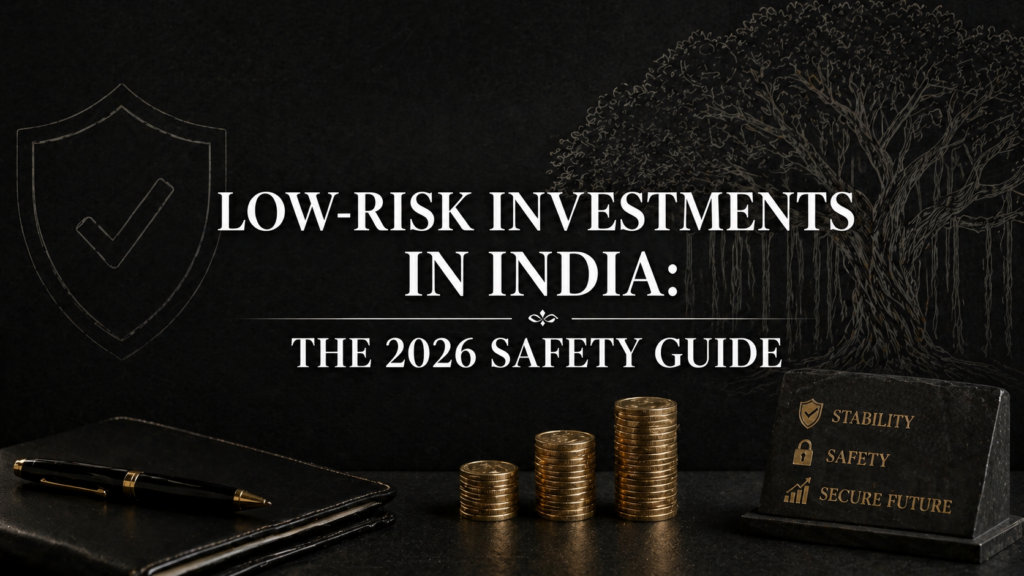 Secure financial planning using low-risk investments in India to protect capital and ensure steady wealth growth.