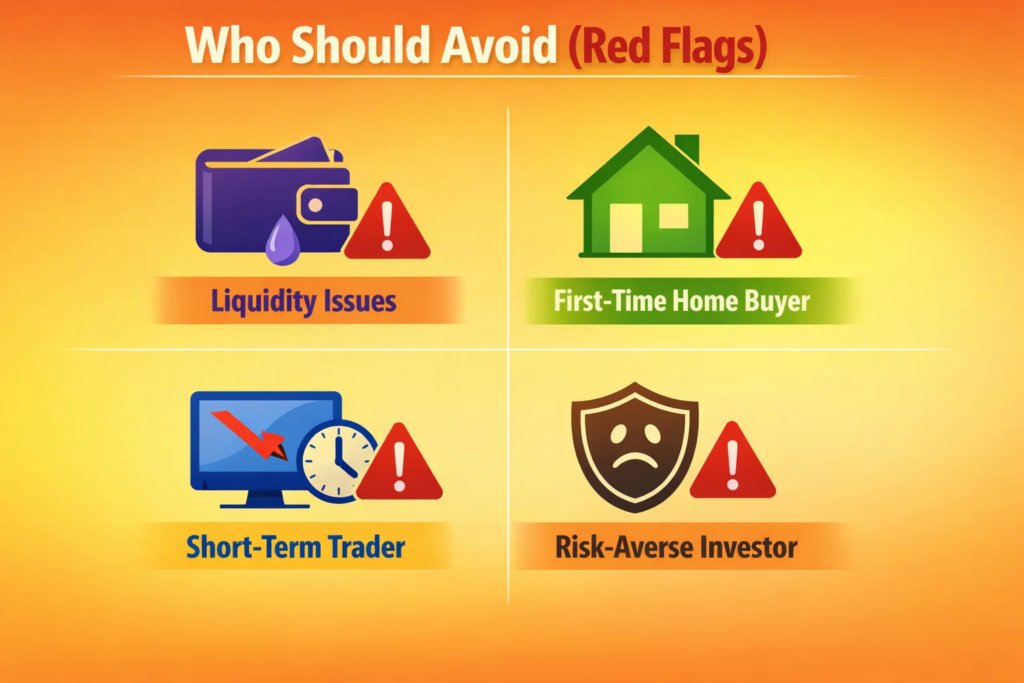 Seeing who should avoid investing in fractional real Estate.