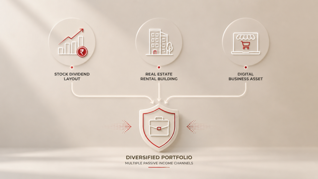 An infographic demonstrating how automatic recurring investments help achieve financial independence in India by beating inflation.