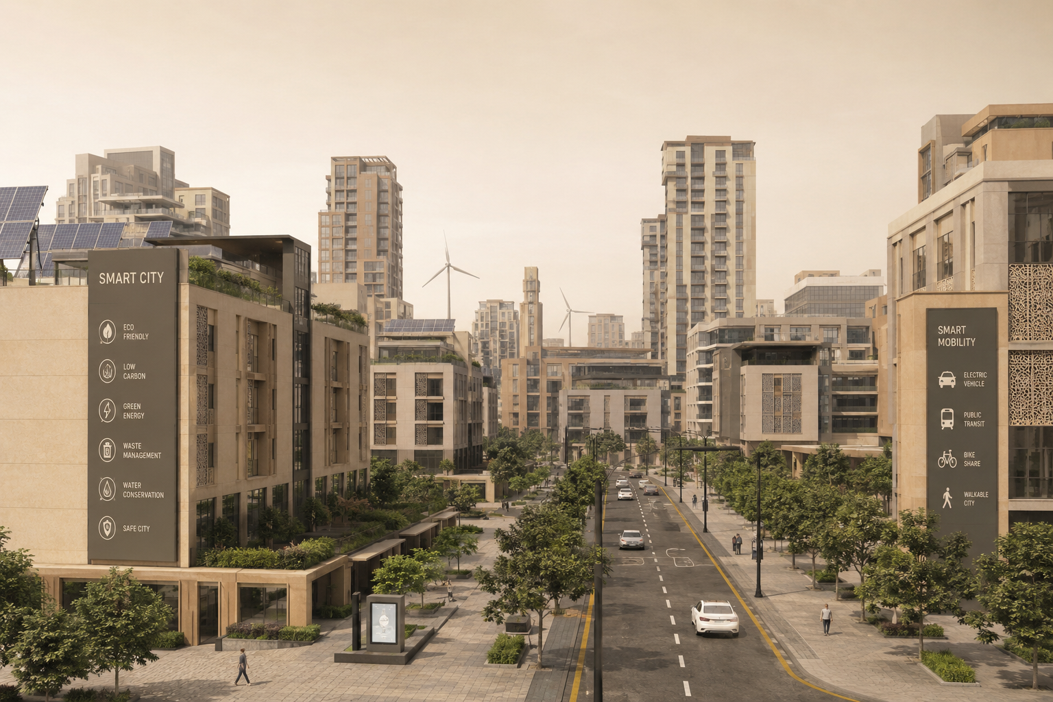 detailing the planned infrastructure expansion typical of high-growth smart city investments across India.